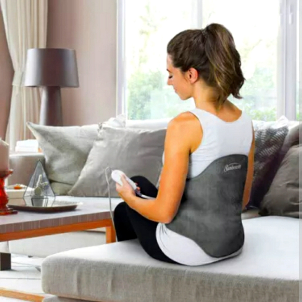 Sunbeam Heated Back Wrap - Gray